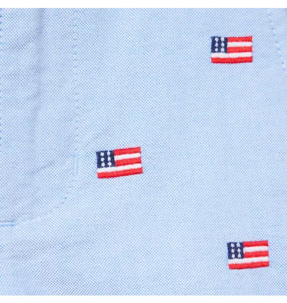 Embroidered Flag Oxford Short