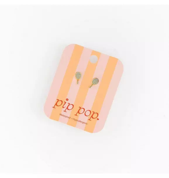 Tennis Racquet Stud Earring