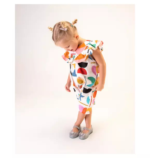 Toddler Sweet Love+Princess Mary Jane Ballet Flat in Glitter Blue