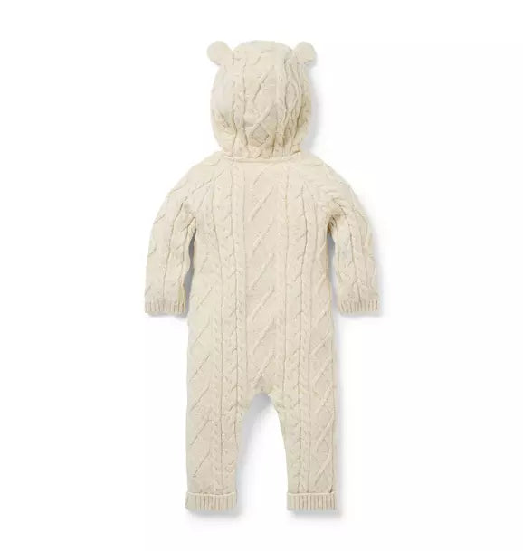 Baby Bear Ear Hooded One-Piece
