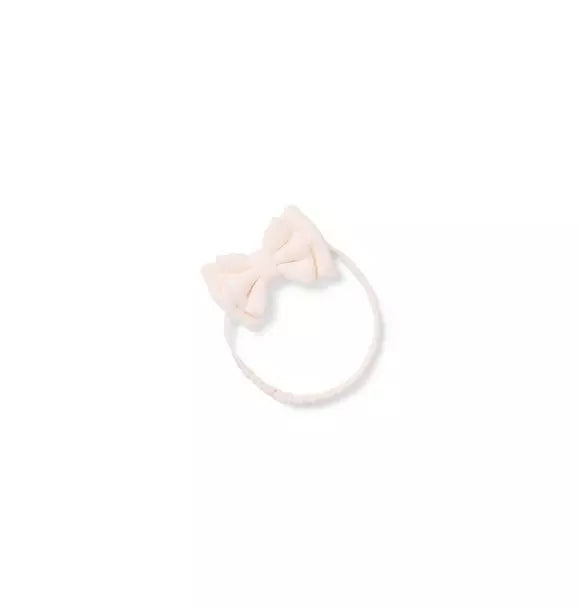 Baby Quilted Bow Soft Headband