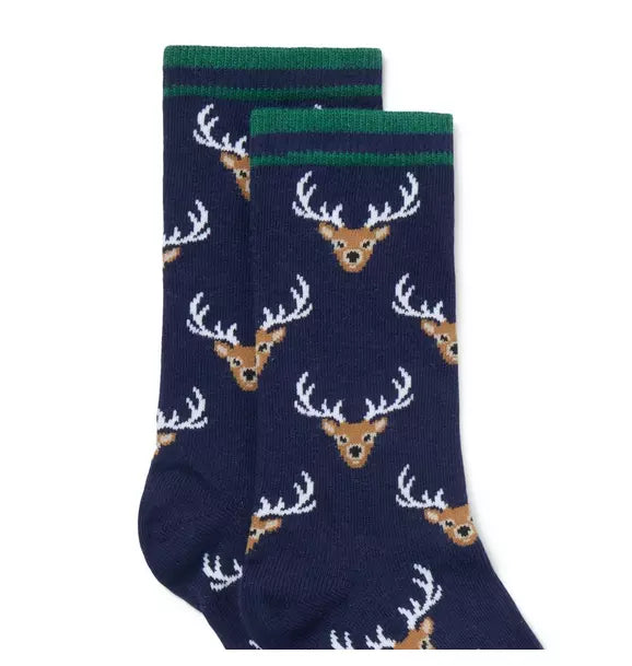 Deer Icon Sock