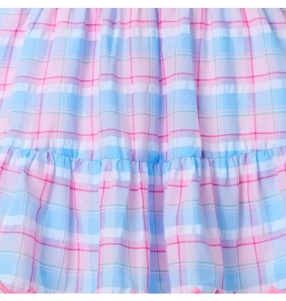Plaid Ruffle Dress