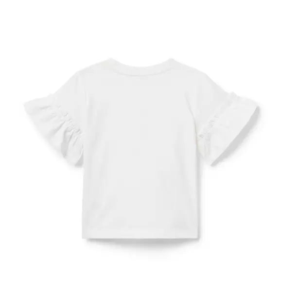 Horse Ruffle Sleeve Tee