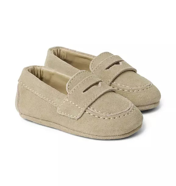 Baby Suede Penny Loafer