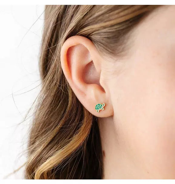 Turtle Stud Earring
