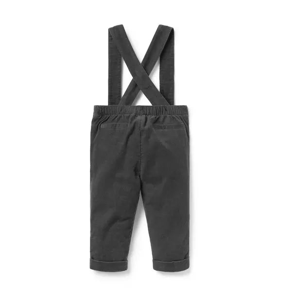 Baby Corduroy Suspender Pant