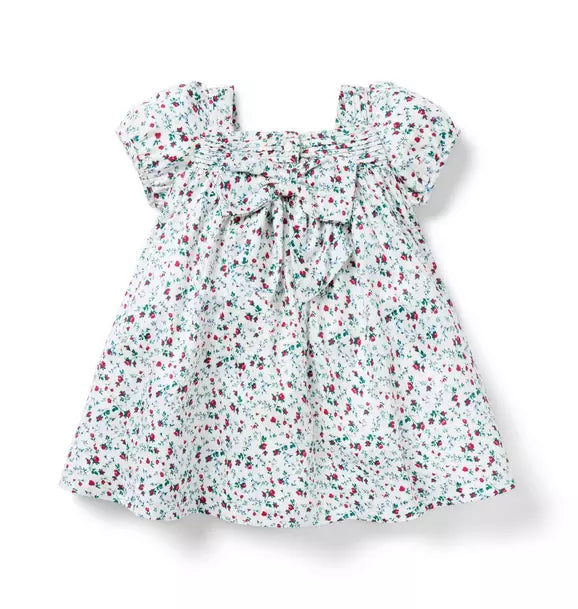 Baby Ditsy Floral Puff Sleeve Dress