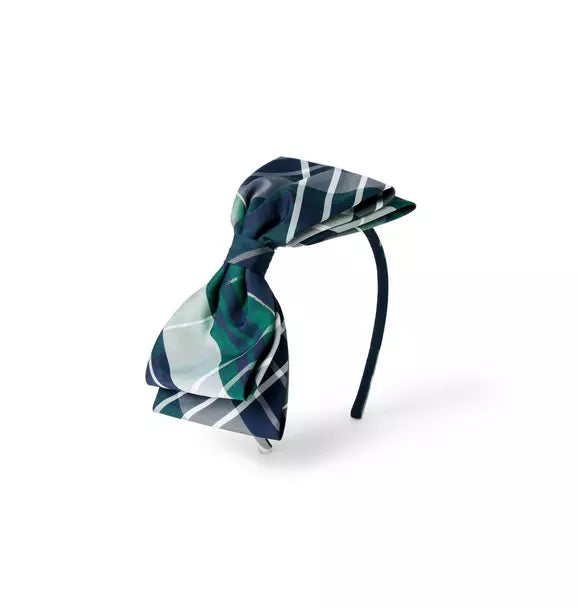 Tartan Bow Headband
