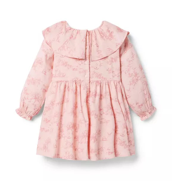 Floral Toile Bow Dress