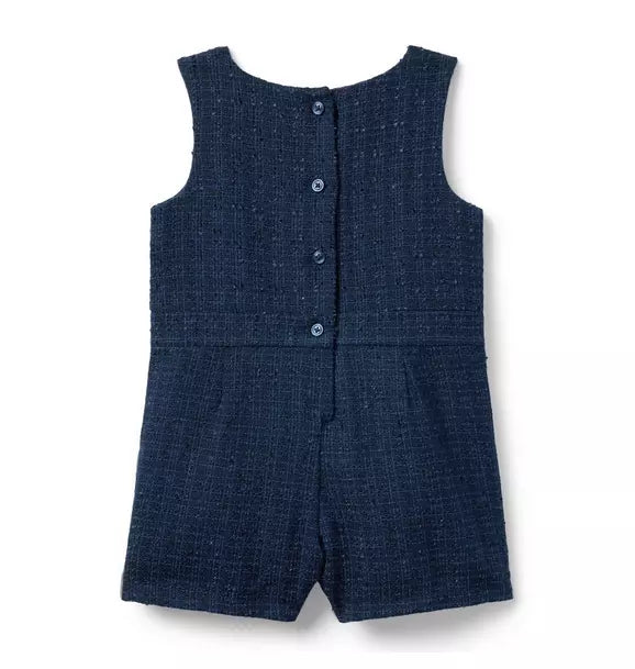 The Equestrian Tweed Romper