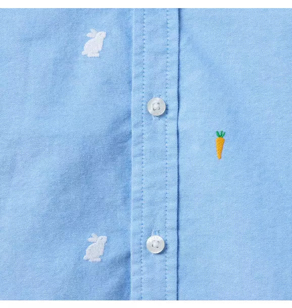 The Embroidered Bunny Oxford Shirt