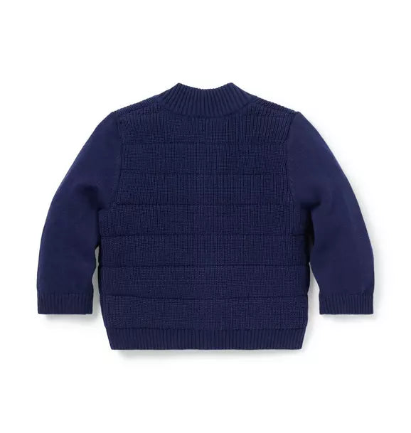 Baby Quilted Sweater Jacket