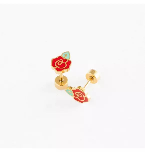 Rose Stud Earrings