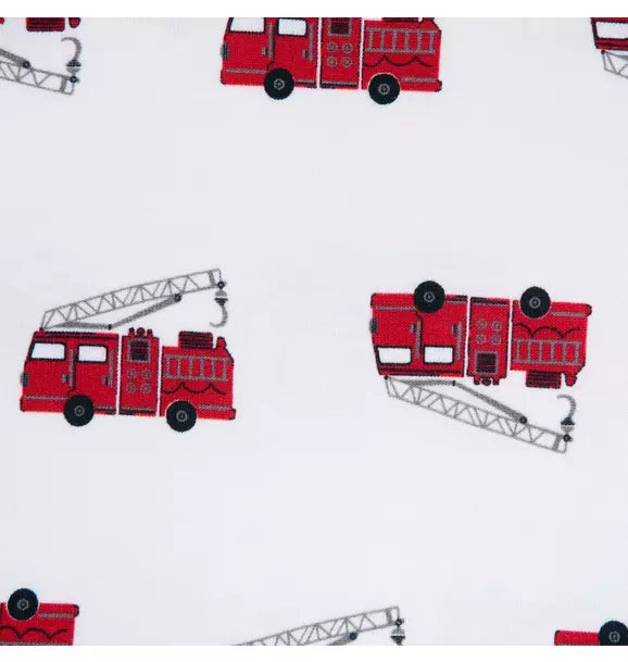 Good Night Pajama In Firetruck