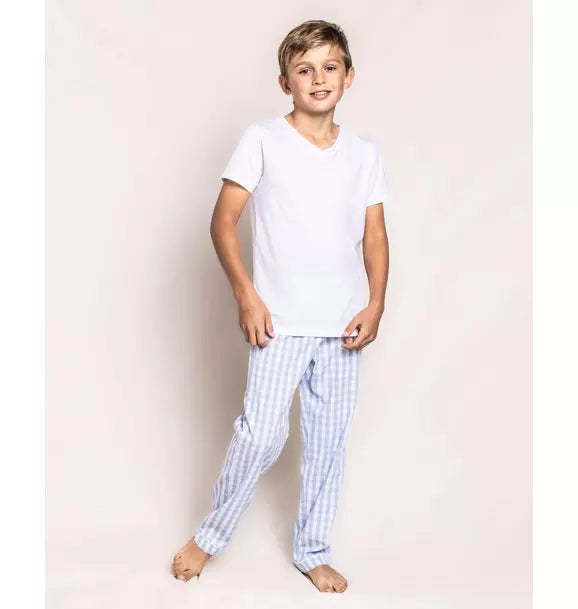 Light Blue Gingham Pant Separates