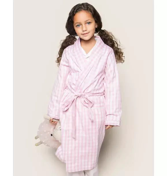 Pink Gingham Robe