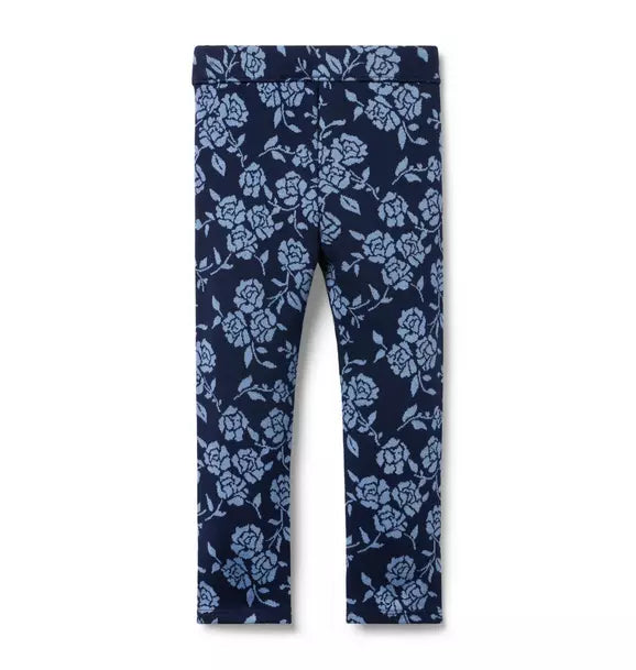 Floral Jacquard Pant