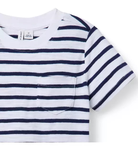 The Striped Slub Tee