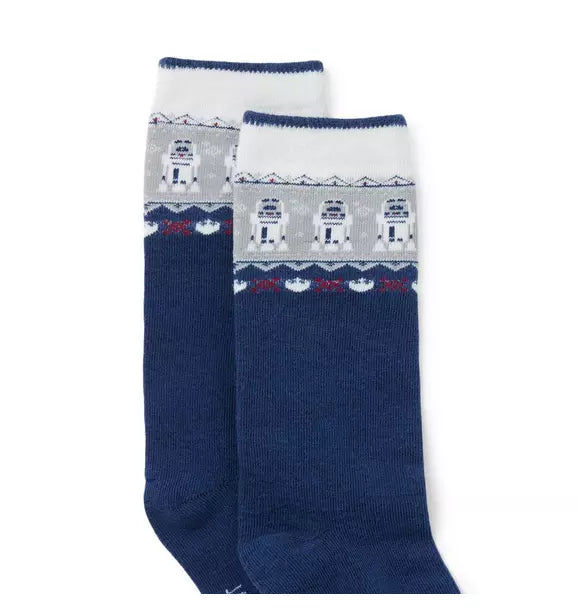 STAR WARS R2-D2 Fair Isle Crew Sock