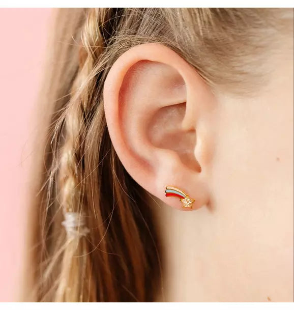 Shooting Star Stud Earrings