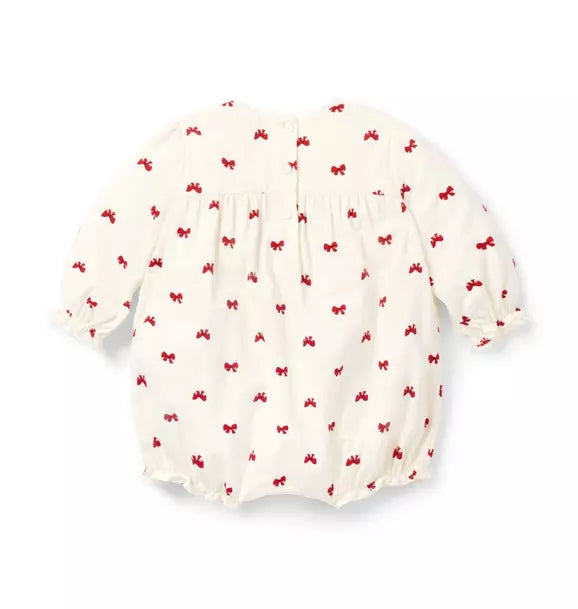 Baby Bow Corduroy Romper