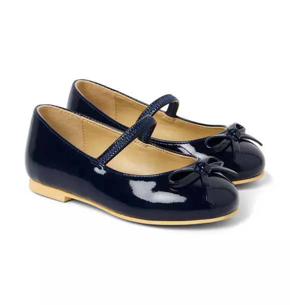 Patent Bow Ballet Flat