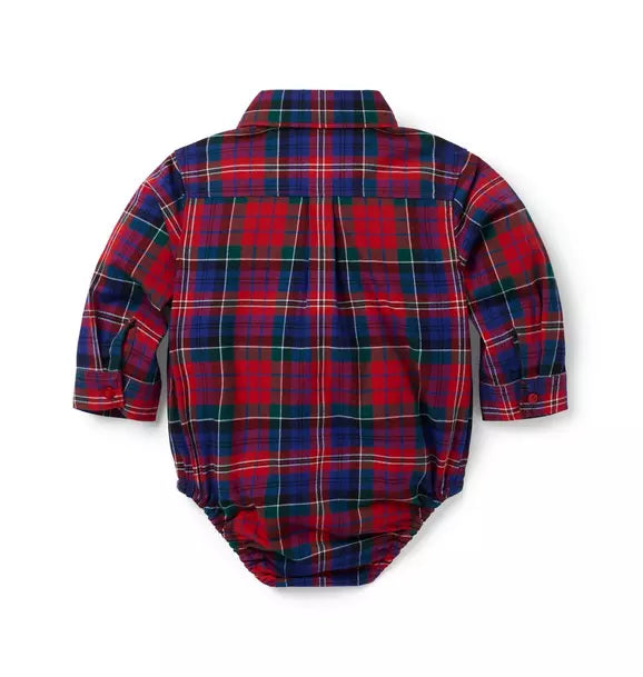 Baby Tartan Flannel Bodysuit