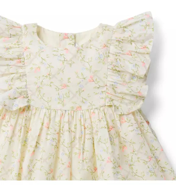 Baby Ditsy Floral Ruffle Dress