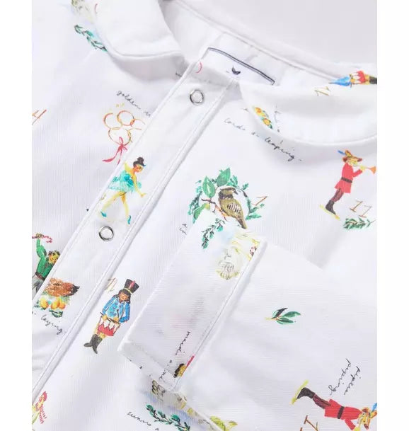 Baby's Twill Cambridge Romper in 12 Days of Christmas