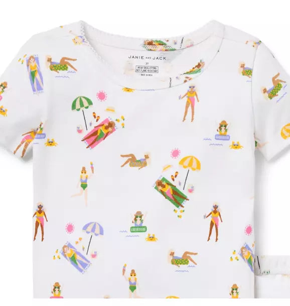 Good Night Short Pajama In Beach Day