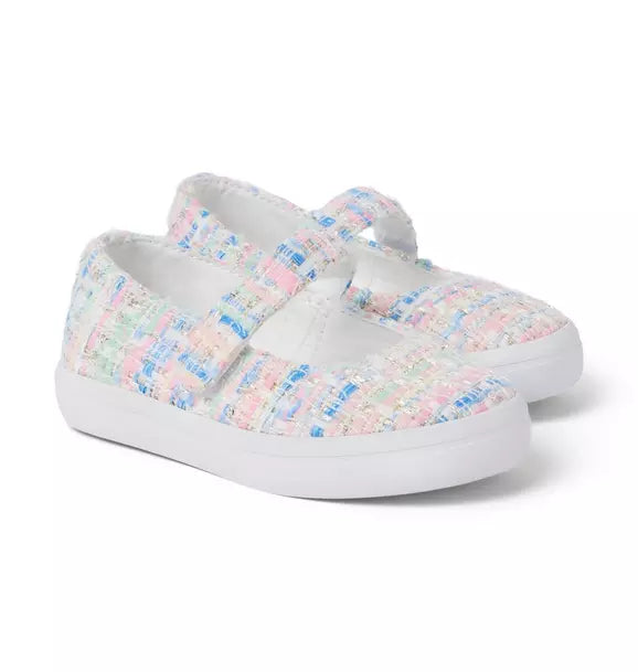 Mary Jane Tweed Sneaker