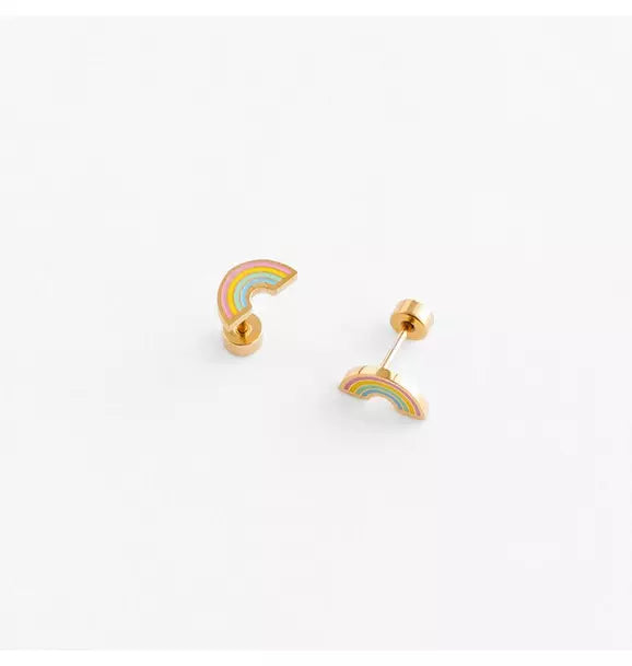 Pastel Rainbow Stud Earrings