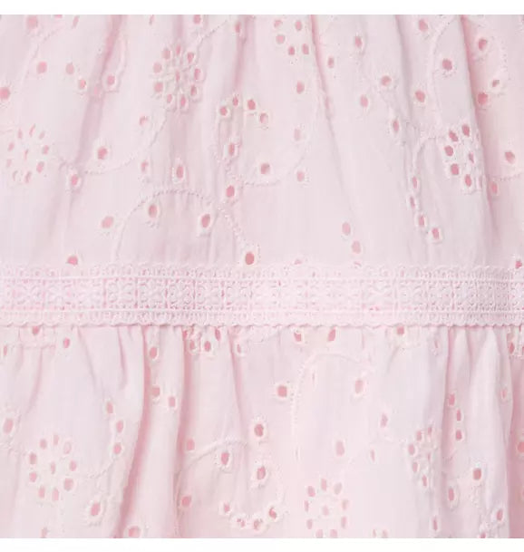 Eyelet Tiered Party Dress