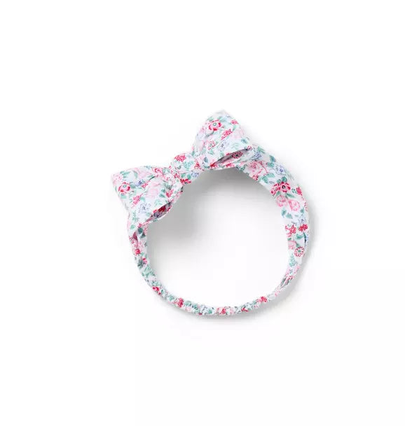 Baby Ditsy Floral Bow Soft Headband