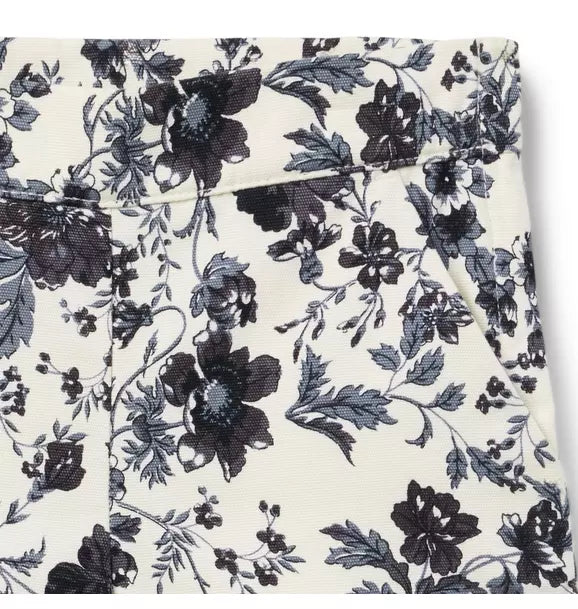 Floral Canvas Short