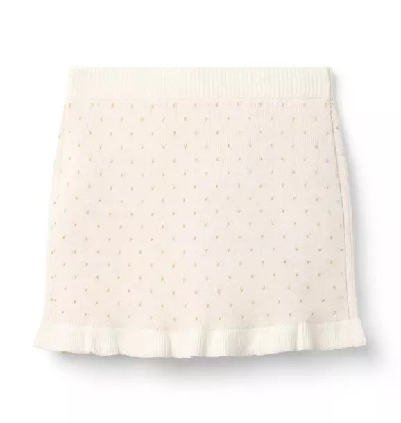 Sparkle Dot Sweater Skirt