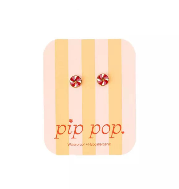 Peppermint Stud Earrings