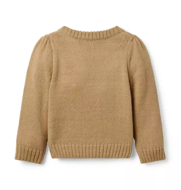 Floral Applique Sweater