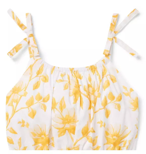 Floral Ruffle Romper