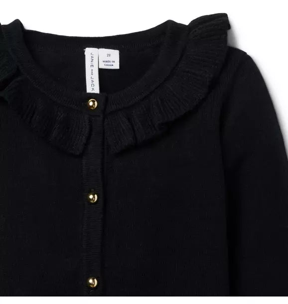 The Ruffle Collar Cardigan