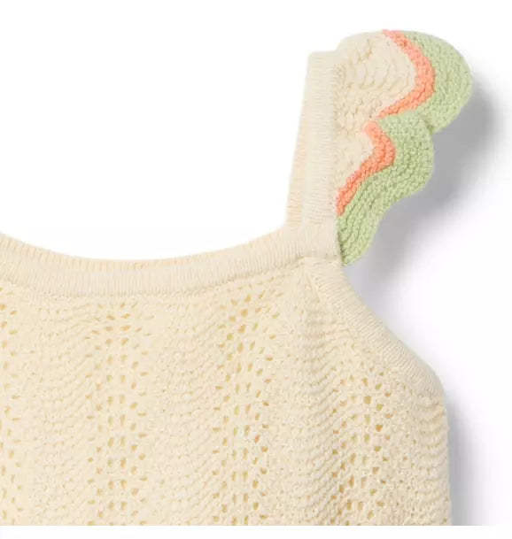 Crochet Scallop Hem Top