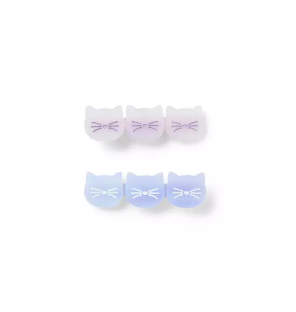 Cat Barrette Set