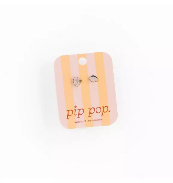Shell Stud Earrings