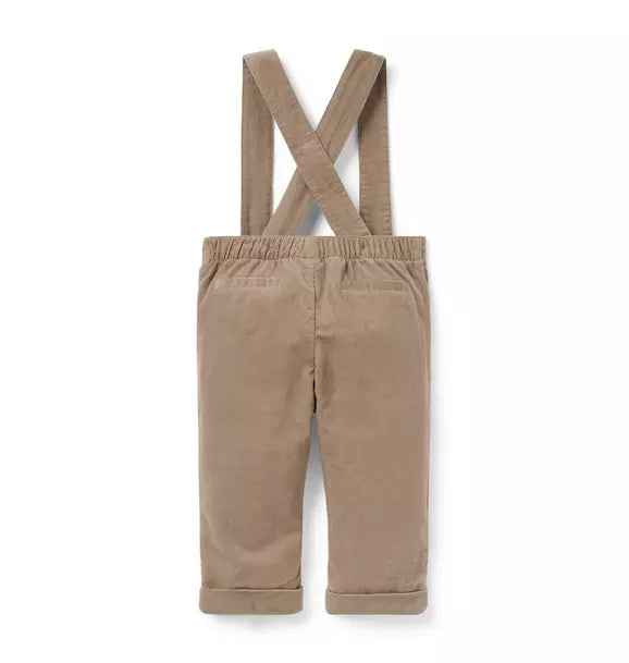Baby Corduroy Suspender Pant