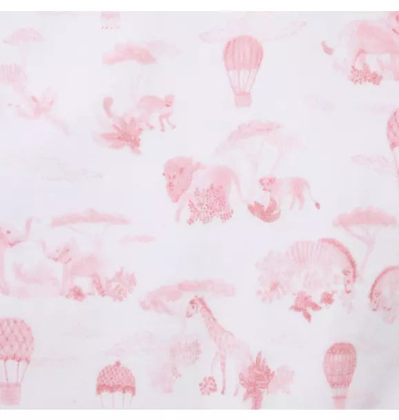 Baby Animal Friends Toile Wrap One-Piece