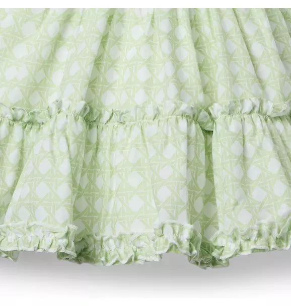 Checked Ruffle Dress