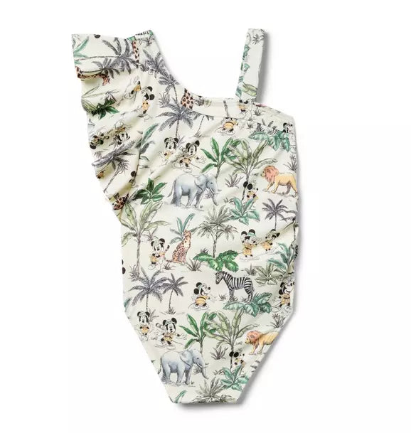 Recycled Disney Mickey Mouse Safari Swimsuit