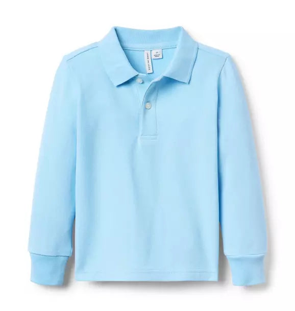 The Long Sleeve Pique Polo