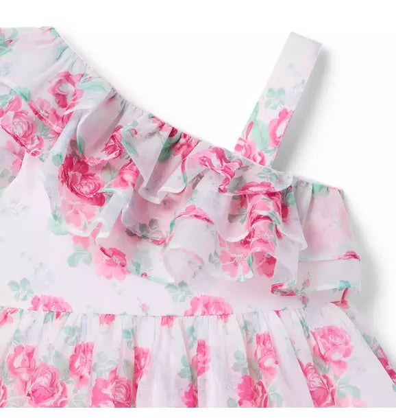 The Rose Ruffle Party Dress